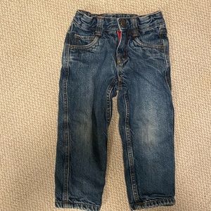 Hanna Andersson flannel lined jeans